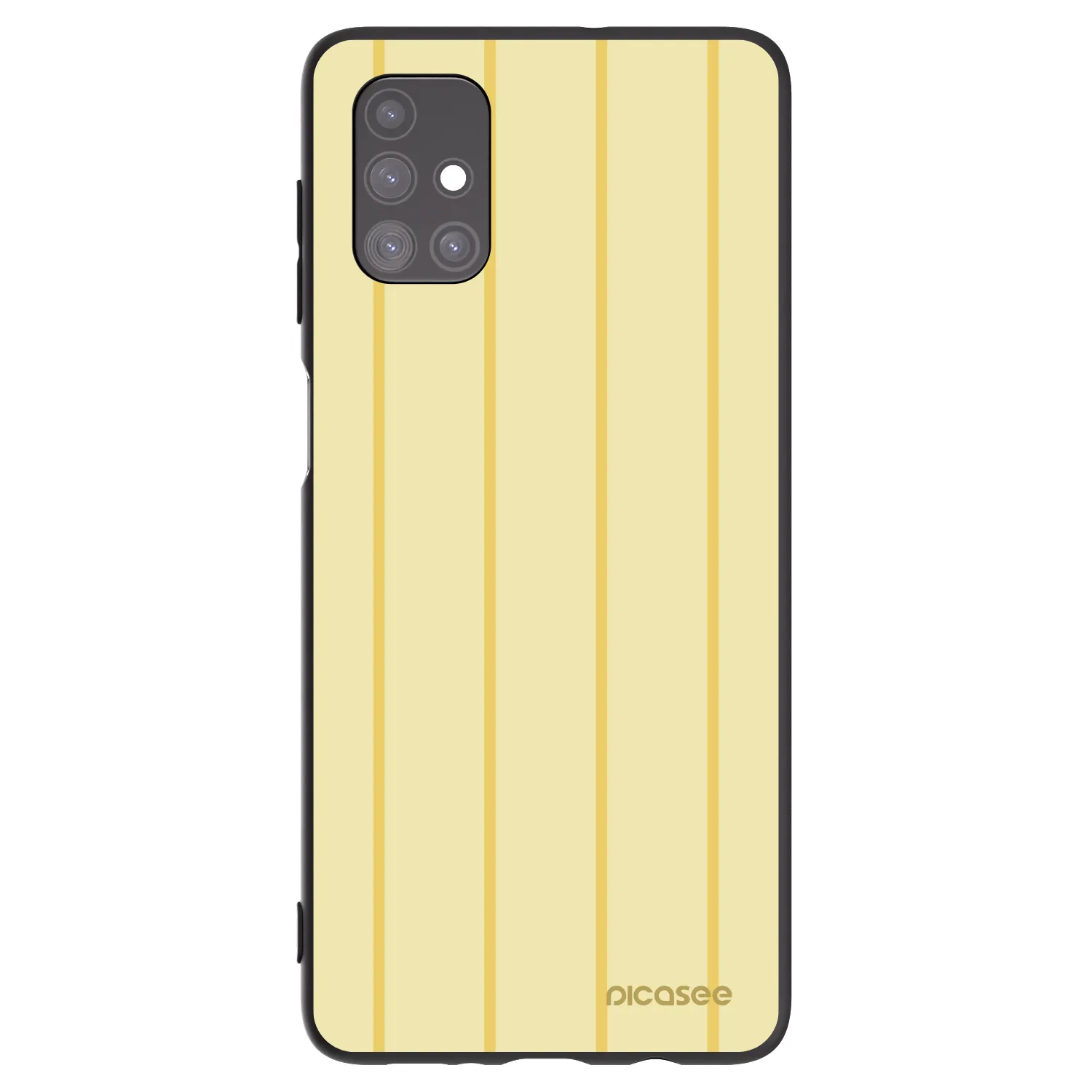 Picasee fekete szilikon tok az alábbi mobiltelefonokra Samsung Galaxy M51 M515F - Liquid sunshine