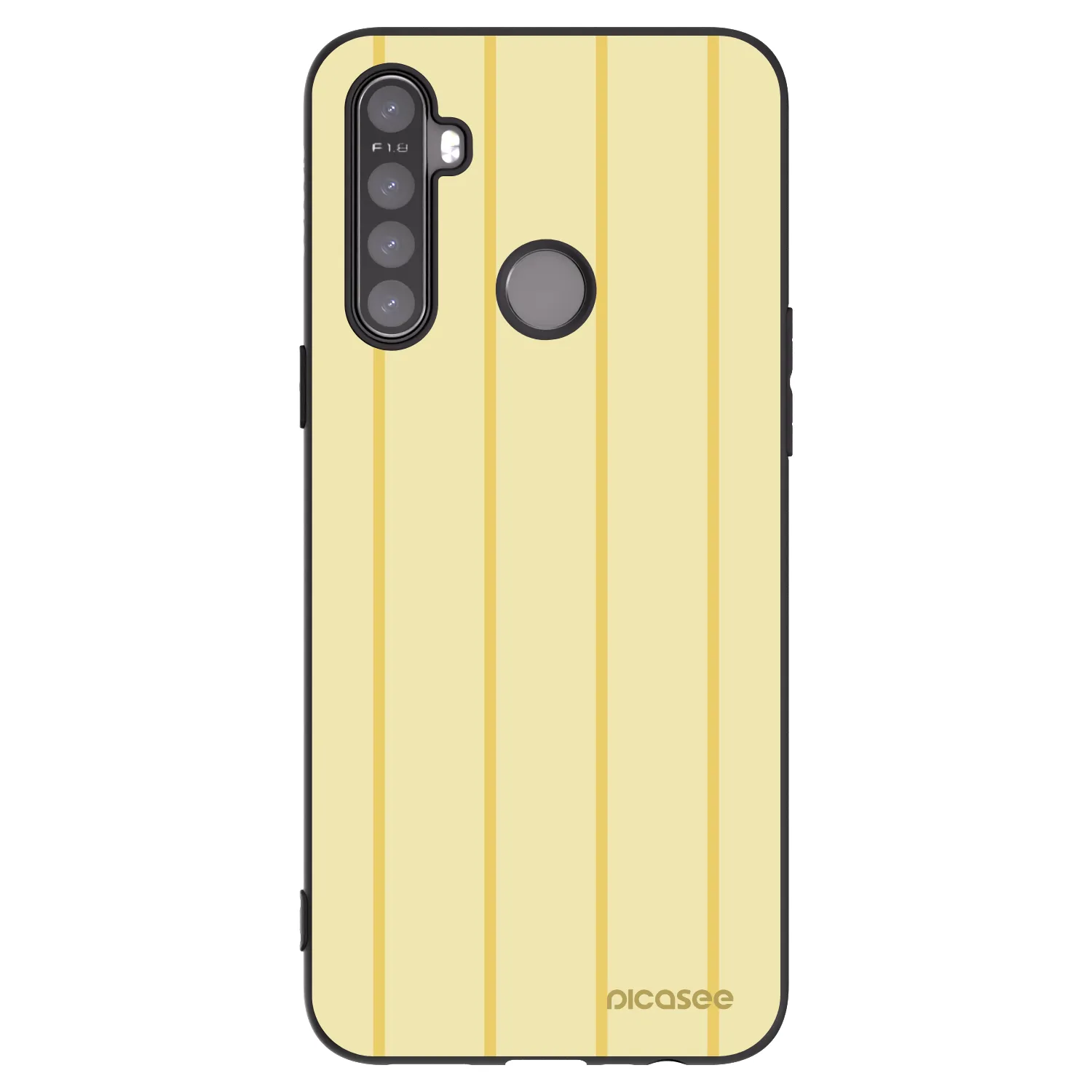 Picasee fekete szilikon tok az alábbi mobiltelefonokra Realme 6i - Liquid sunshine