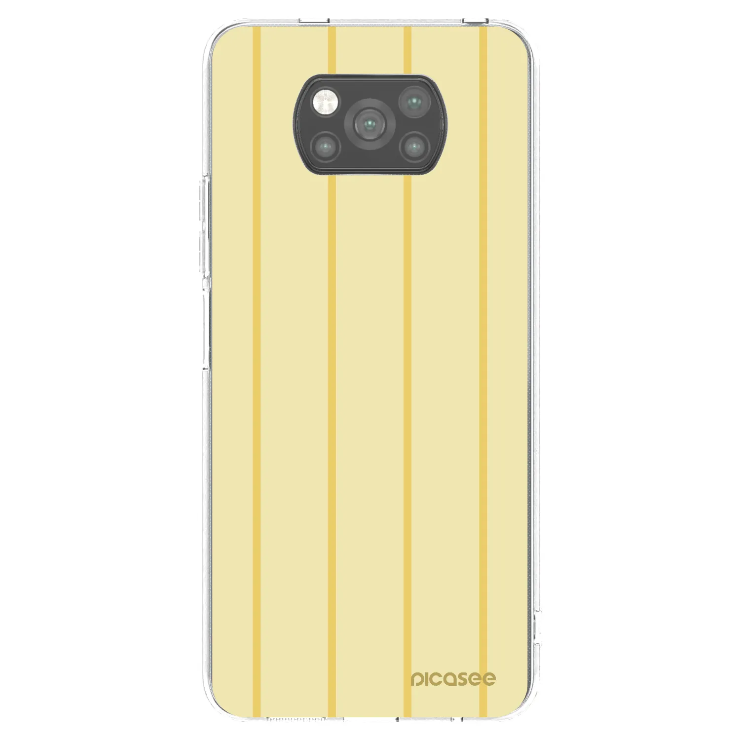 Picasee fekete szilikon tok az alábbi mobiltelefonokra Xiaomi Poco X3 Pro - Liquid sunshine