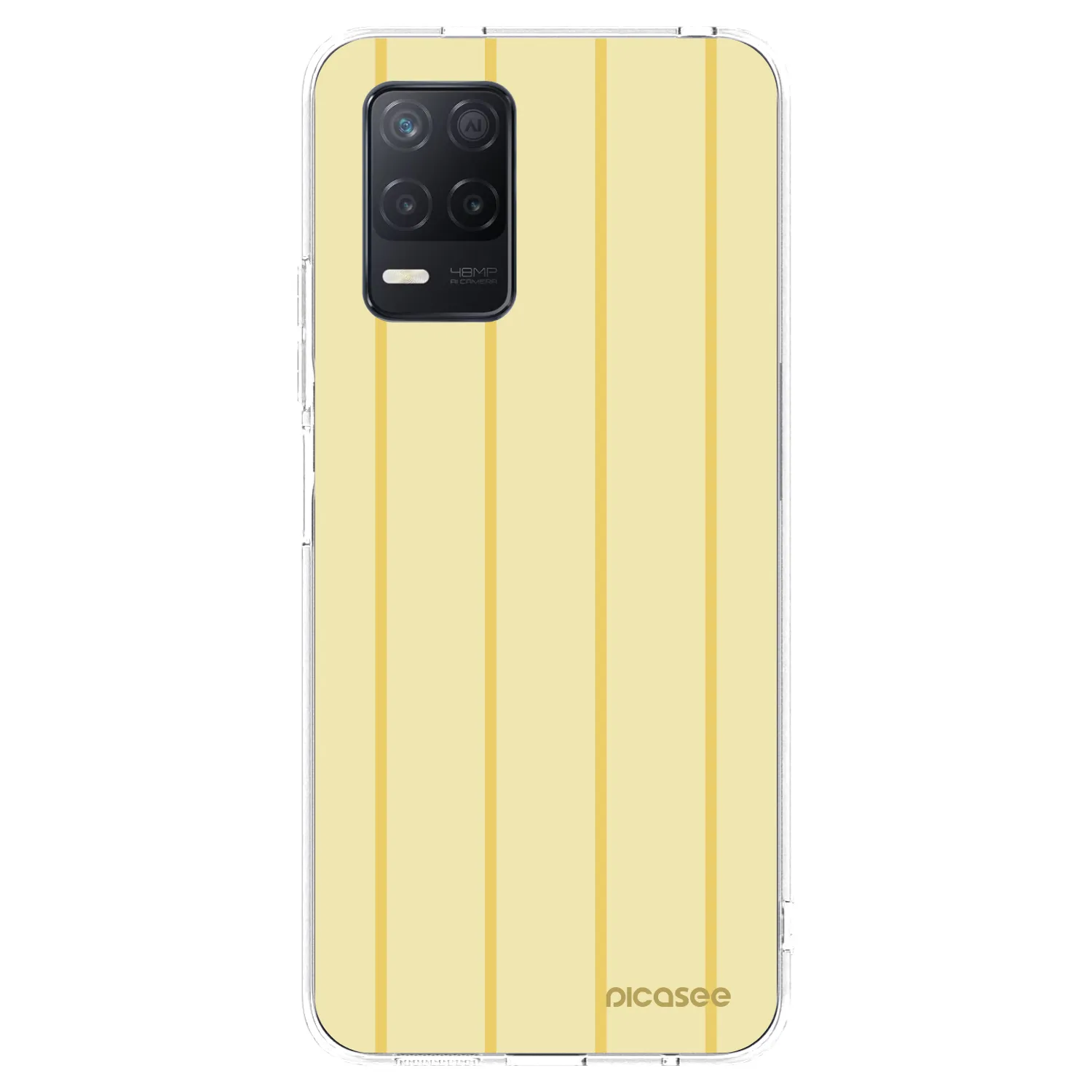 Picasee átlátszó szilikon tok az alábbi mobiltelefonokra Realme 8 5G - Liquid sunshine