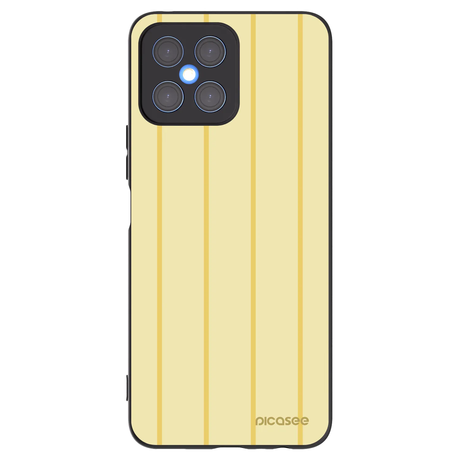 Picasee fekete szilikon tok az alábbi mobiltelefonokra Honor X8 4G - Liquid sunshine