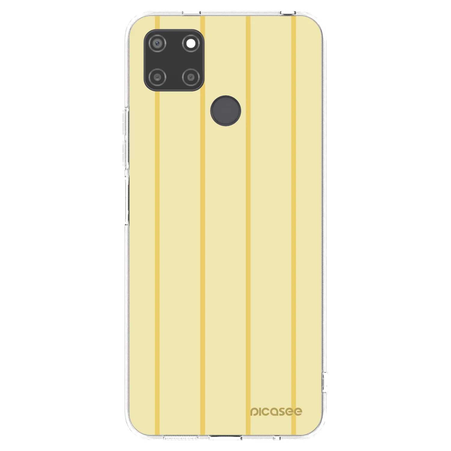 Picasee átlátszó szilikon tok az alábbi mobiltelefonokra Realme C21Y - Liquid sunshine