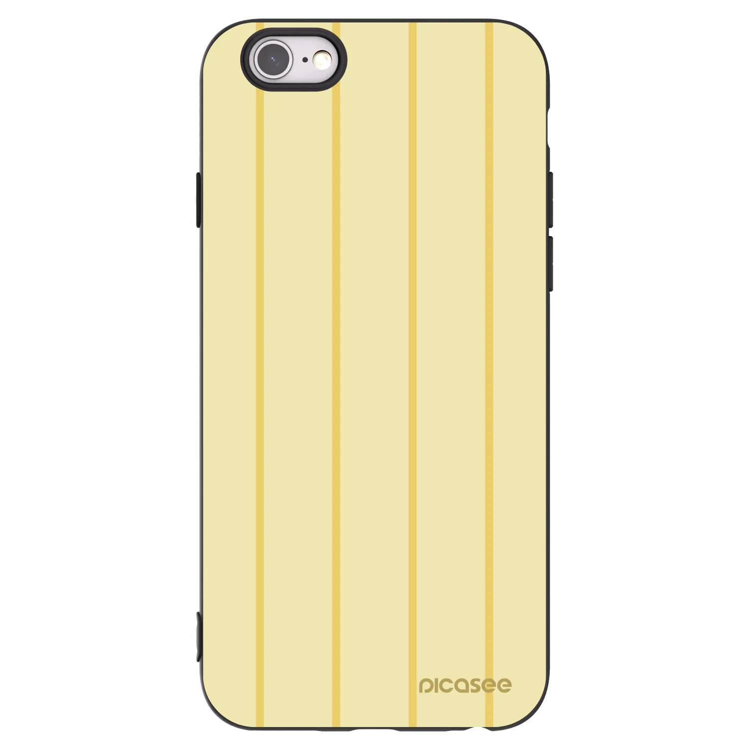 Picasee fekete szilikon tok az alábbi mobiltelefonokra Apple iPhone 6/6S - Liquid sunshine