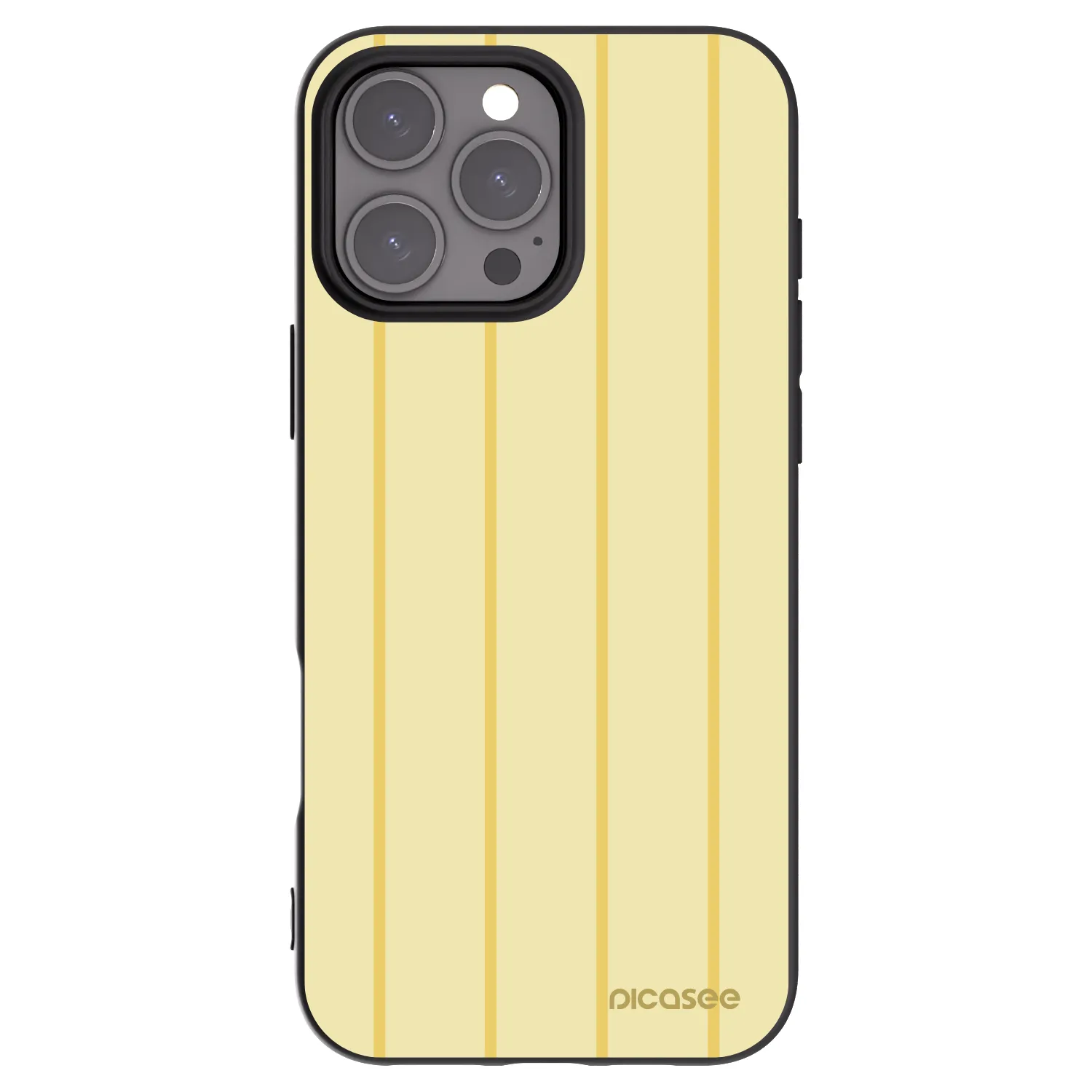 Picasee fekete szilikon tok az alábbi mobiltelefonokra Apple iPhone 16 Pro Max - Liquid sunshine