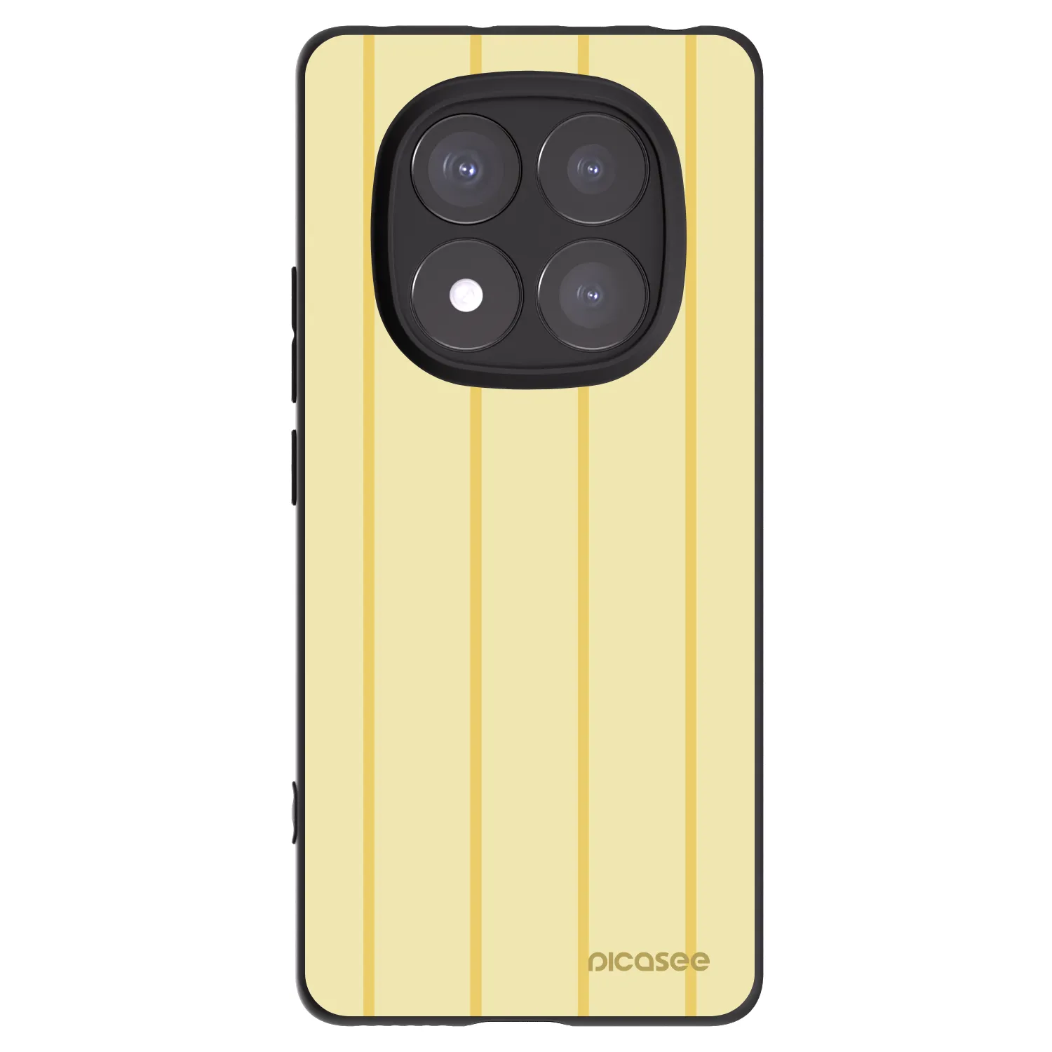 Picasee fekete szilikon tok az alábbi mobiltelefonokra Xiaomi Redmi Note 14 Pro+ 5G - Liquid sunshine