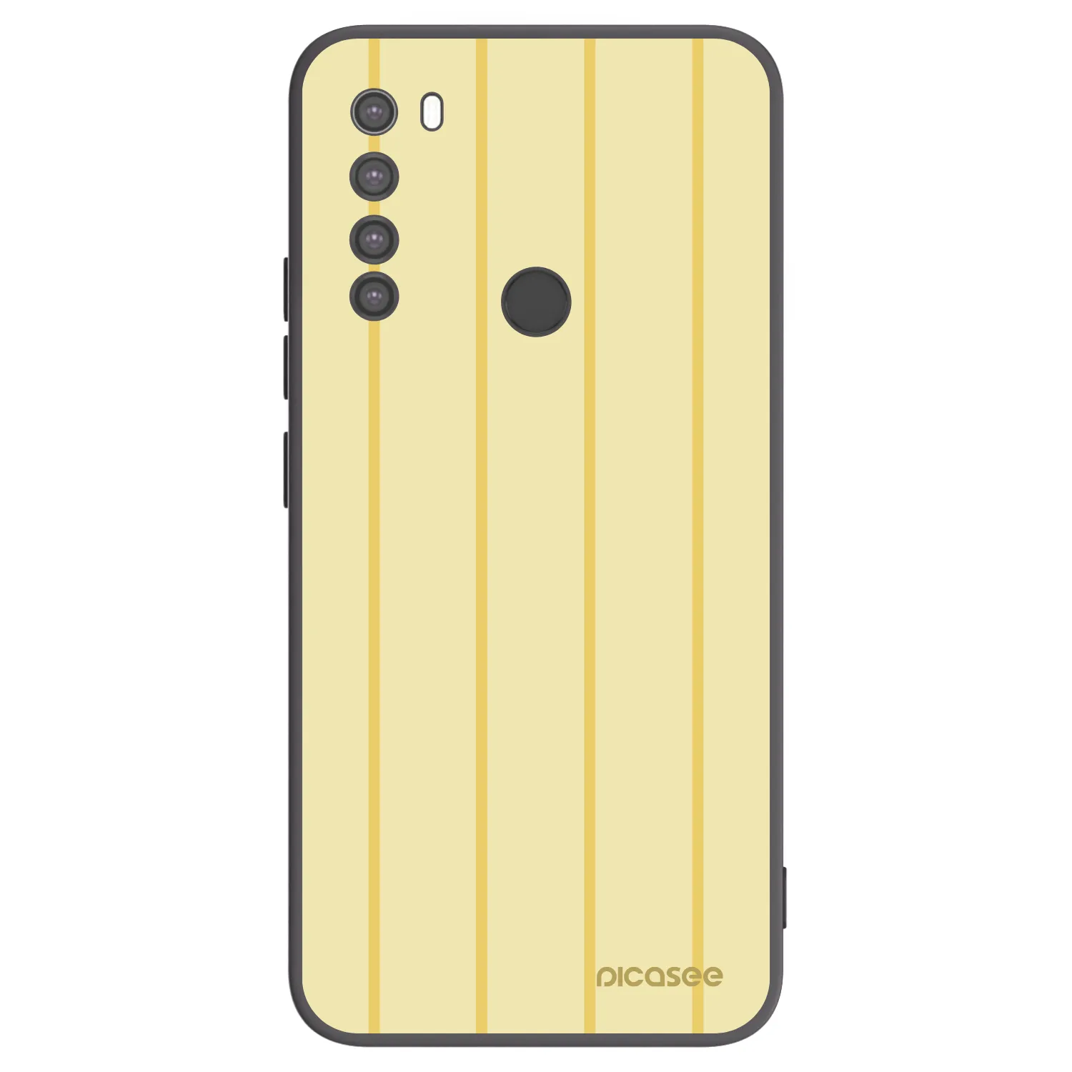 Picasee fekete szilikon tok az alábbi mobiltelefonokra Xiaomi Redmi Note 8 - Liquid sunshine