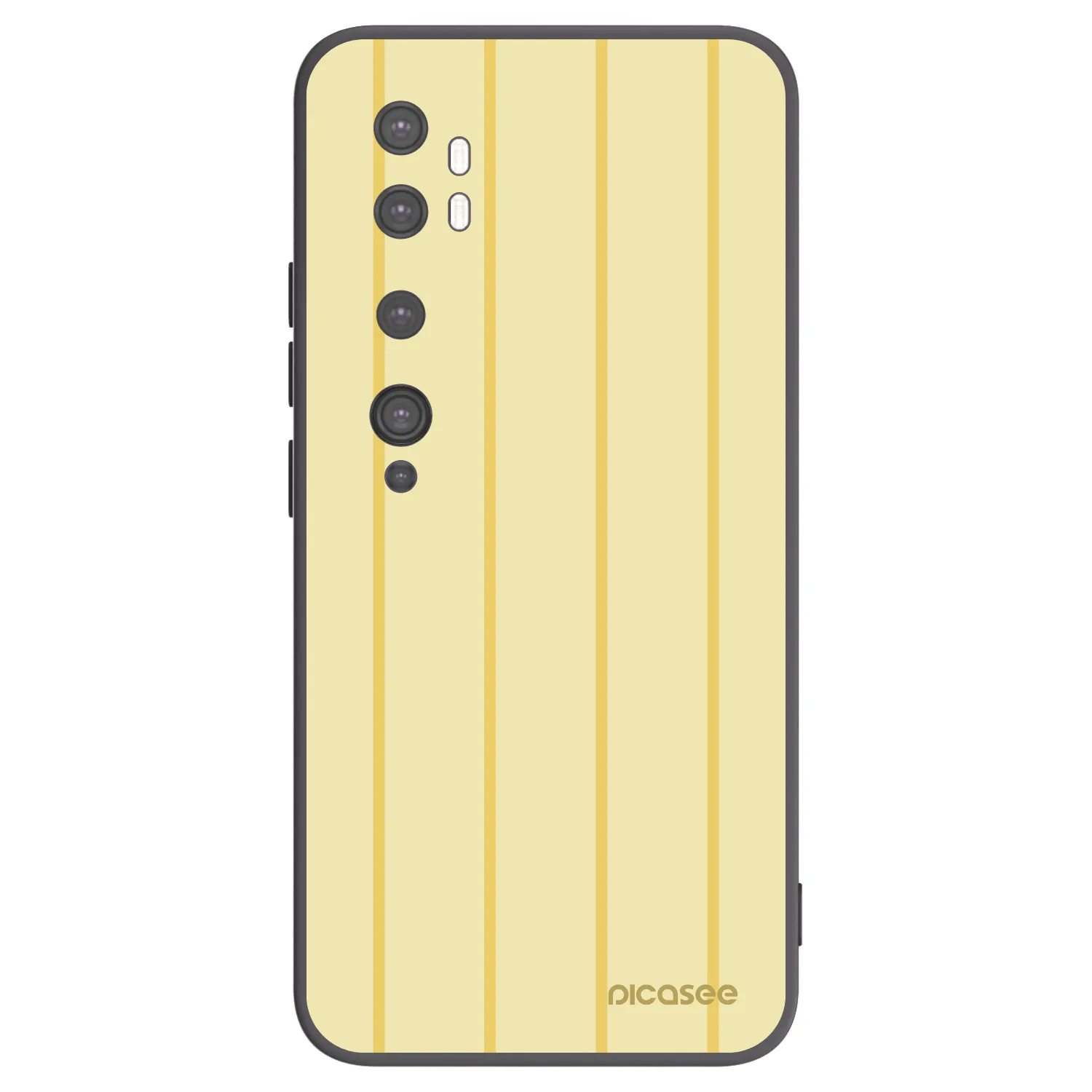 Picasee fekete szilikon tok az alábbi mobiltelefonokra Xiaomi Mi Note 10 (Pro) - Liquid sunshine