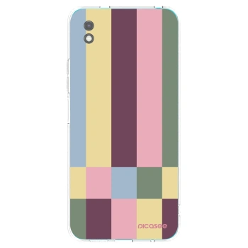 Picasee fekete szilikon tok az alábbi mobiltelefonokra Xiaomi Redmi 9A - Lobby tiles