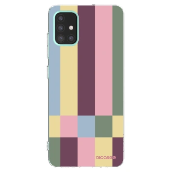 Picasee átlátszó szilikon tok az alábbi mobiltelefonokra Samsung Galaxy M31s - Lobby tiles