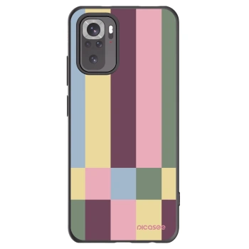 Picasee fekete szilikon tok az alábbi mobiltelefonokra Xiaomi Redmi Note 10 - Lobby tiles