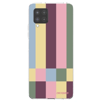 Picasee átlátszó szilikon tok az alábbi mobiltelefonokra Samsung Galaxy A42 A426B - Lobby tiles