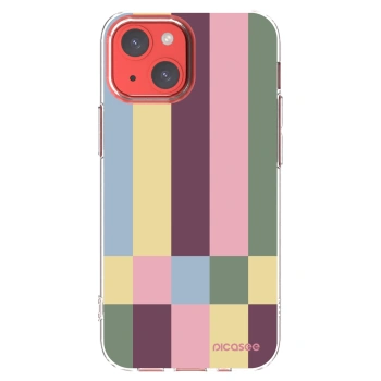 Picasee átlátszó szilikon tok az alábbi mobiltelefonokra Apple iPhone 13 mini - Lobby tiles