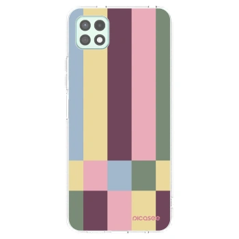 Picasee átlátszó szilikon tok az alábbi mobiltelefonokra Samsung Galaxy A22 A226B 5G - Lobby tiles