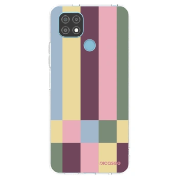 Picasee átlátszó szilikon tok az alábbi mobiltelefonokra Realme C21 - Lobby tiles