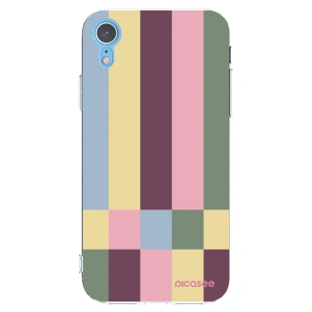 Picasee átlátszó szilikon tok az alábbi mobiltelefonokra Apple iPhone XR - Lobby tiles
