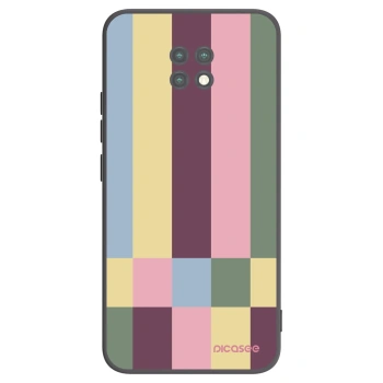 Picasee fekete szilikon tok az alábbi mobiltelefonokra Xiaomi Redmi Note 9T - Lobby tiles