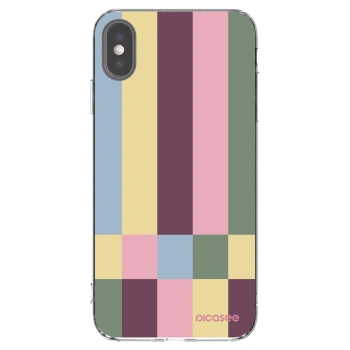 Picasee átlátszó szilikon tok az alábbi mobiltelefonokra Apple iPhone XS Max - Lobby tiles