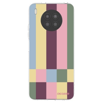 Picasee átlátszó szilikon tok az alábbi mobiltelefonokra Huawei Nova 8i - Lobby tiles