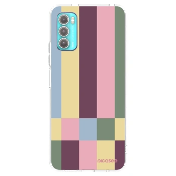 Picasee átlátszó szilikon tok az alábbi mobiltelefonokra Motorola Moto G60 - Lobby tiles