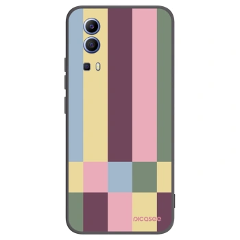 Picasee fekete szilikon tok az alábbi mobiltelefonokra Vivo Y52 5G - Lobby tiles