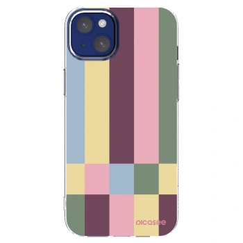 Picasee átlátszó szilikon tok az alábbi mobiltelefonokra Apple iPhone 14 Plus - Lobby tiles
