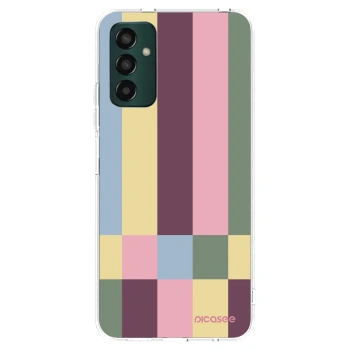 Picasee átlátszó szilikon tok az alábbi mobiltelefonokra Samsung Galaxy M13 M135F - Lobby tiles