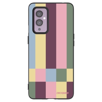 Picasee fekete szilikon tok az alábbi mobiltelefonokra OnePlus 9 - Lobby tiles