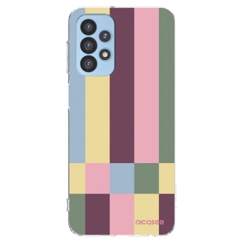 Picasee átlátszó szilikon tok az alábbi mobiltelefonokra Samsung Galaxy A23 A235F 4G - Lobby tiles