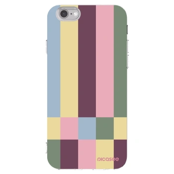 Picasee átlátszó szilikon tok az alábbi mobiltelefonokra Apple iPhone 6/6S - Lobby tiles