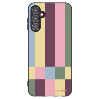 Picasee fekete szilikon tok az alábbi mobiltelefonokra Samsung Galaxy A14 4G A145R - Lobby tiles