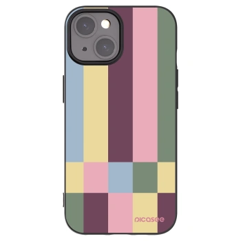 Picasee fekete szilikon tok az alábbi mobiltelefonokra Apple iPhone 15 - Lobby tiles