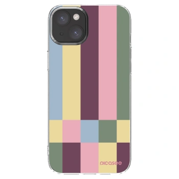 Picasee átlátszó szilikon tok az alábbi mobiltelefonokra Apple iPhone 15 Plus - Lobby tiles