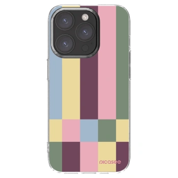 Picasee átlátszó szilikon tok az alábbi mobiltelefonokra Apple iPhone 15 Pro - Lobby tiles