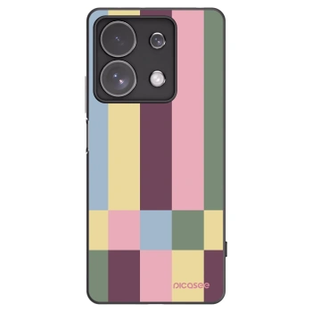 Picasee fekete szilikon tok az alábbi mobiltelefonokra Xiaomi Redmi Note 13 Pro 4G - Lobby tiles