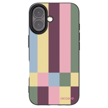 Picasee fekete szilikon tok az alábbi mobiltelefonokra Apple iPhone 16 - Lobby tiles