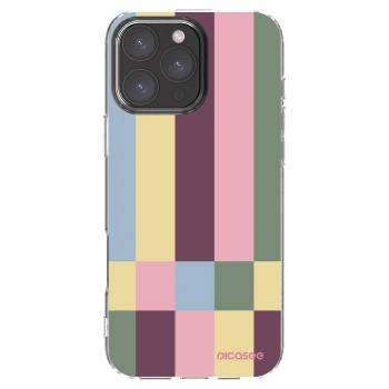 Picasee átlátszó szilikon tok az alábbi mobiltelefonokra Apple iPhone 16 Pro Max - Lobby tiles