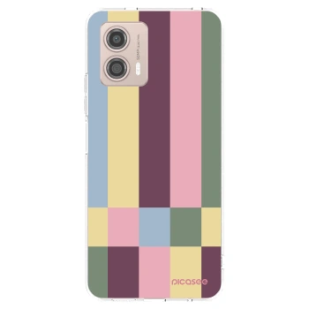 Picasee átlátszó szilikon tok az alábbi mobiltelefonokra Motorola Moto G53 5G - Lobby tiles