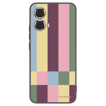 Picasee fekete szilikon tok az alábbi mobiltelefonokra Motorola Moto G85 - Lobby tiles