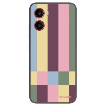 Picasee fekete szilikon tok az alábbi mobiltelefonokra Motorola Moto G05 - Lobby tiles