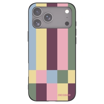 Picasee fekete szilikon tok az alábbi mobiltelefonokra Apple iPhone 17 Pro Max - Lobby tiles