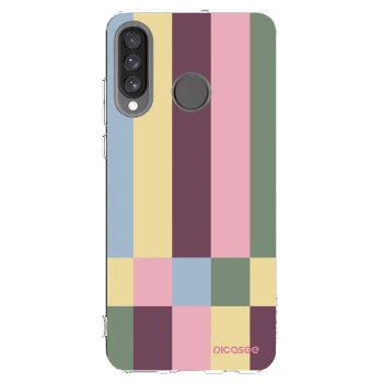 Picasee átlátszó szilikon tok az alábbi mobiltelefonokra Huawei P30 Lite - Lobby tiles
