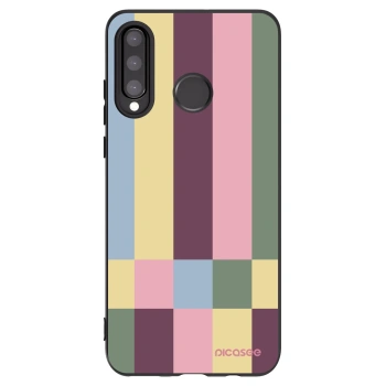 Picasee fekete szilikon tok az alábbi mobiltelefonokra Huawei P30 Lite - Lobby tiles