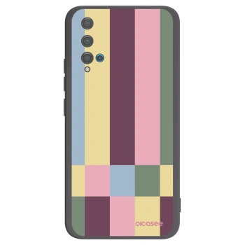 Picasee fekete szilikon tok az alábbi mobiltelefonokra Huawei Nova 5T - Lobby tiles