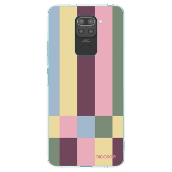 Picasee fekete szilikon tok az alábbi mobiltelefonokra Xiaomi Redmi Note 9 - Lobby tiles