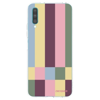 Picasee átlátszó szilikon tok az alábbi mobiltelefonokra Samsung Galaxy A30s A307F - Lobby tiles