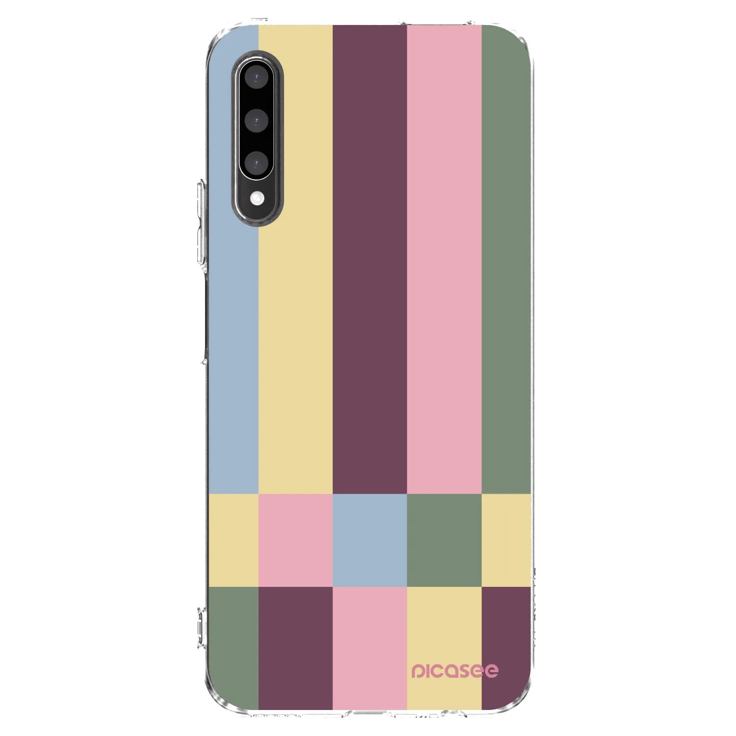 Picasee átlátszó szilikon tok az alábbi mobiltelefonokra Honor 9X Pro - Lobby tiles