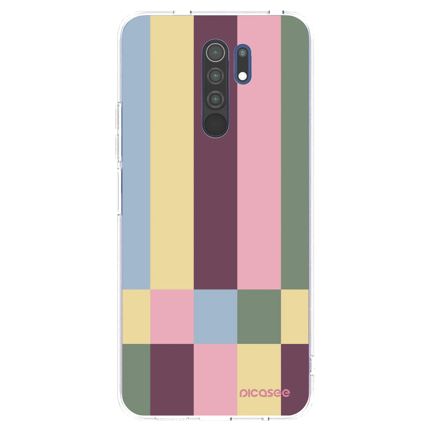 Picasee átlátszó szilikon tok az alábbi mobiltelefonokra Xiaomi Redmi 9 - Lobby tiles
