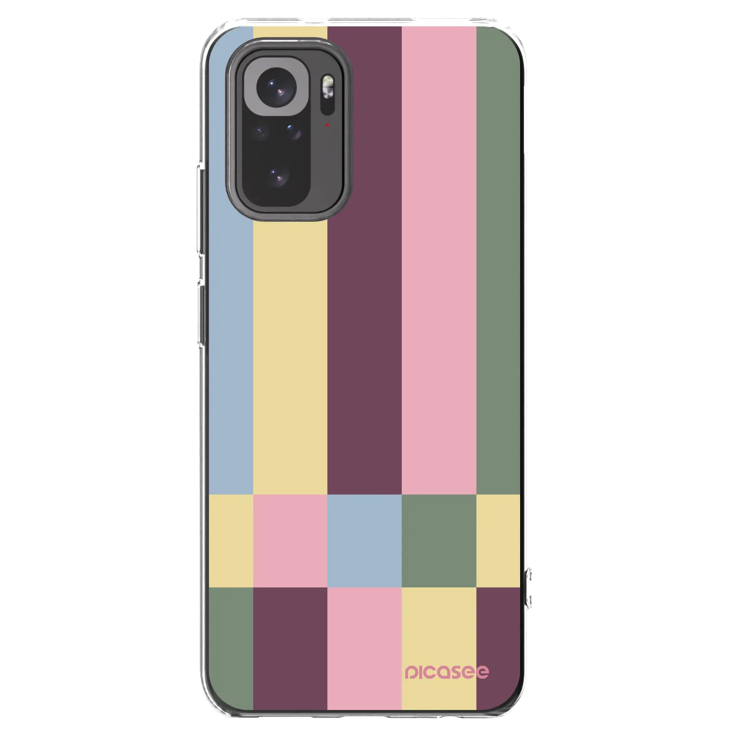 Picasee átlátszó szilikon tok az alábbi mobiltelefonokra Xiaomi Redmi Note 10 - Lobby tiles