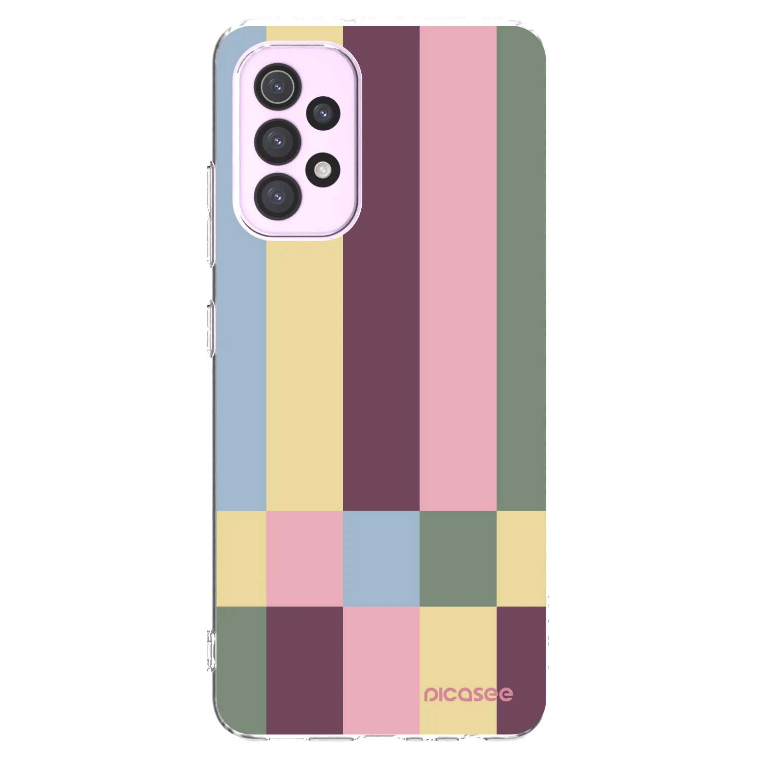 Picasee átlátszó szilikon tok az alábbi mobiltelefonokra Samsung Galaxy A32 5G A326B - Lobby tiles