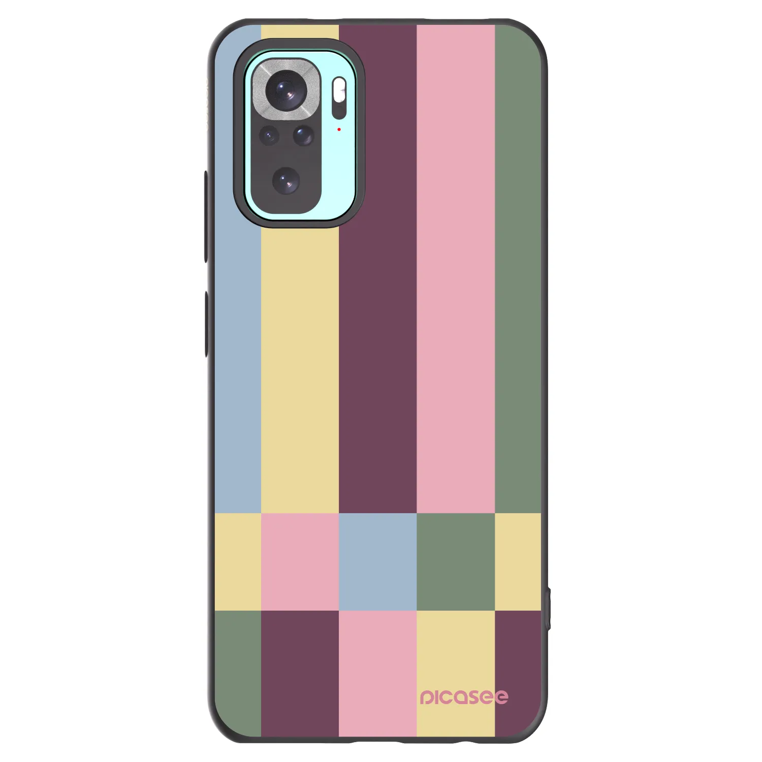 Picasee fekete szilikon tok az alábbi mobiltelefonokra Xiaomi Redmi Note 10 Pro - Lobby tiles